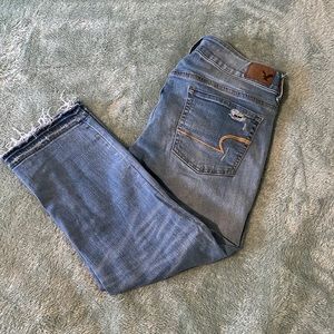 American Eagle Artist Crop jeans size 10